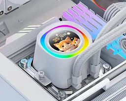 Система водяного охолодження ID-Cooling FX360 LCD PE White - мініатюра 7