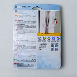 Замок безпеки з ключем BSL Cable Prime BSLCP1 білий - мініатюра 3