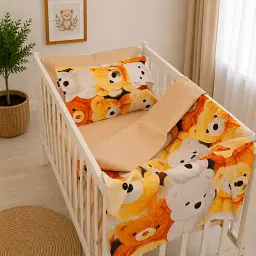 Комплект постільної білизни MirSon бязь LITTLE KIDS Teddy Honey 110 x 140 см (2200013681724)