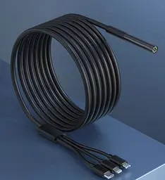 Ендоскоп для смартфона Bigstren 23020 Full HD (2 м), оглядова інспекційна камера IP67 з 8 LED-світлодіодами - мініатюра 6