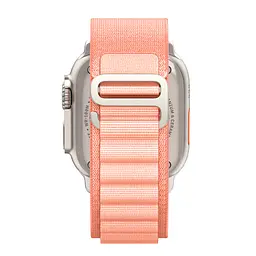 Ремінець для Apple Watch 42 (Series 11-10)/41/40/38, рожевий, Alpine Loop Alpina Band, тканинний поліестеровий ремінець для смарт-годин, дихаючий, для активного відпочинку та спорту, ArmorStandart (ARM81050) - мініатюра 6