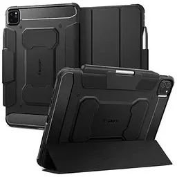 Протиударний чохол Spigen Rugged Armor Pro Black для iPad Pro 11" M4 (2024) (ACS07017) - мініатюра 2