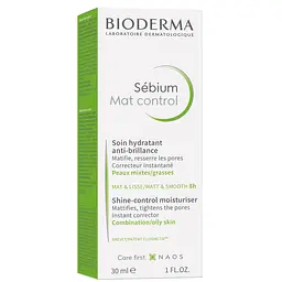 Крем для обличчя Bioderma Sebium Mat Control, 30 мл (028658B) - мініатюра 2