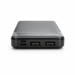 Зовнішній акумулятор PowerBank 10000 мА·год Lenyes PX162 компактний універсальний на 2 входи Чорний - мініатюра 2