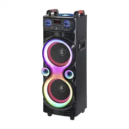 Велика музична колонка NDR 1100 10" Bluetooth колонка з мікрофоном — караоке система FM/USB/AUX (ST) - мініатюра 4