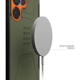 Чохол протиударний UAG Civilian MagSafe для Samsung Galaxy S25 Ultra (S938) Olive 214473117297 - мініатюра 2