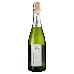 Вино ігристе Domaine des Deux Vallees Cremant de Loire Brut, біле, брют, 12,5%, 0,75 л (33682)