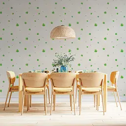 Панель стінова Sticker Wall 3D 700х700х4мм Зелені квіти SW-00001976 - мініатюра 5