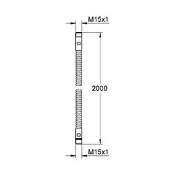 Шланг для душу Grohe Relexa 28146000, Хром - мініатюра 2