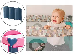 Манеж Lionelo Stefi Blue Navy - мініатюра 3