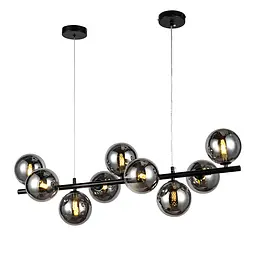 Люстра Levistella 7841018-9 BK+BK підвісний світильник з 9 скляними кулями в сучасному стилі - мініатюра 3