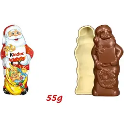 Шоколадний дід Мороз Ferrero Kinder Hollow Santa Small 55г. - мініатюра 2