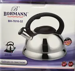 Чайник зі свистком 3 л Bohmann BH 7616-32 3,2 л - мініатюра 2