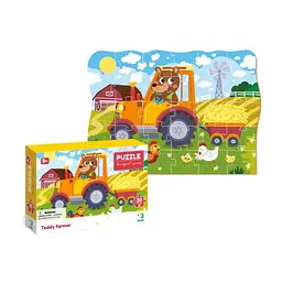 Дитячий пазл "Ведмедик-тракторист" DoDo Toys 300371, 30 елементів - мініатюра 2
