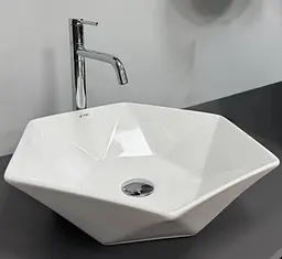 Умивальник VBI Rocazzo white накладний VBI-012624, Білий - мініатюра 4