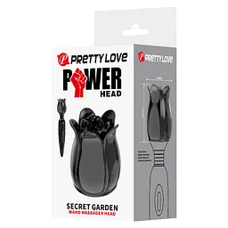 Насадка на вібромасажер Power Head Secret Garden Wand Massager Head - мініатюра 2