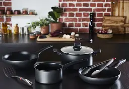 Сковорода Tefal Hard Titanium On 28 см (G2880632), з тришаровим титановим антипригарним покриттям Titanium 3Х - мініатюра 6