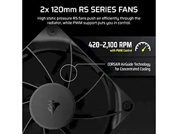 Водяне охолодження Corsair Nautilus 240 RS LCD Black (CW-9061031-WW) - мініатюра 6