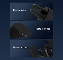 Автотримач із бездротовою зарядкою Xiaomi Wireless Car Charger Pro 50W Max (WCJ05ZM) [77612] - мініатюра 8