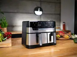 Двофритюрниця TEFAL Easy Fry&Gril EY905D10, 2.4кг, 8.3л, 2700Вт, чорно-сріблястий - мініатюра 5