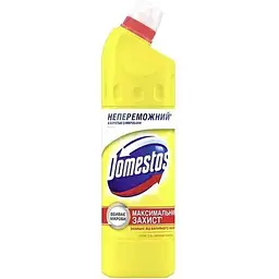 Гель для миття унітазу Domestos 750мл ЛИМОННА СВІЖІСТЬ 24 години