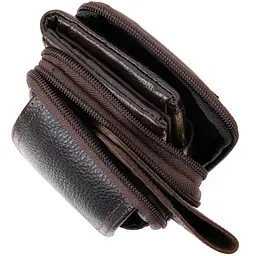 Сумка унісекс на пояс на два відділення Vintage 10,5х17,5х4 см sum0013977 - мініатюра 4