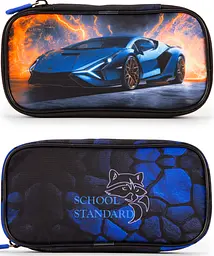 Рюкзак ортопедичний з пеналом та мішком 3 в 1 для хлопчика School Standard 38х30х18 см з Машиною для молодших класів (Full 150-39) - мініатюра 2