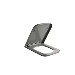 Сидіння-кришка для унітазу Mixxus Premium Seat Cover Quadro-2004 425x358x32mm дюропласт gray MP6686, Графит - мініатюра 3