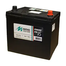 Акумулятор 6СТ-55A MIDAC ITINERIS EFB- STOP & START Asia, 12V, 55Ah (-/+), EN460А - мініатюра 3