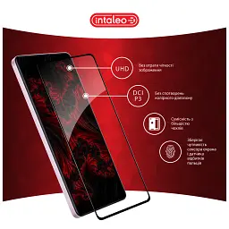 Скло захисне Intaleo Full Glue Xiaomi Redmi Note 12 Pro/12 Pro Plus Black (1283126549427) - мініатюра 4