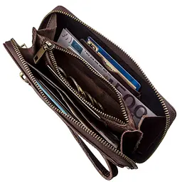 Чоловічий шкіряний клатч SHVIGEL 19х10х2,5 см sum0012738 - мініатюра 4