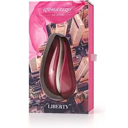 Вакуумний кліторальний стимулятор Womanizer Liberty Red - мініатюра 6
