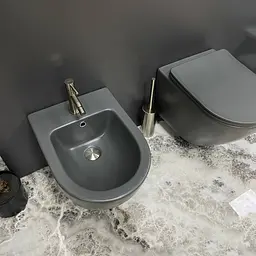 Підвісне біде VBI Vulcano grey matt VBI-020411, Сірий - мініатюра 5