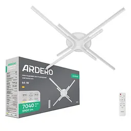 Світлодіодний накладний світильник Ardero AL6185ARD Mill 64 Вт білий (80972) - мініатюра 11