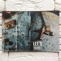 Обкладинка на паспорт let's travel 3 - мініатюра 3