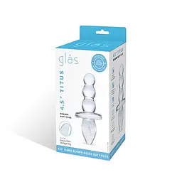 Скляна анальна пробка Glas Titus 11.5 см (прозорий) - мініатюра 6