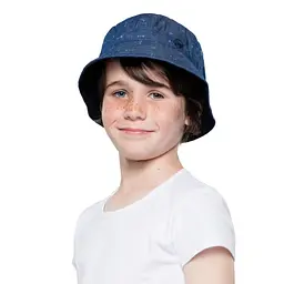 Панама Buff Kids Bucket Hat arrows denim Синій - мініатюра 2