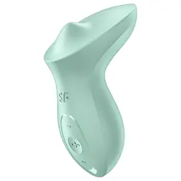 Вібратор для клітора з перлинною стимуляцією Satisfyer Exciterrr Mint, 2 незалежні мотори - мініатюра 2