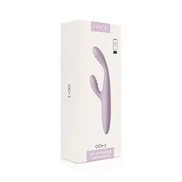 Тонкий кролик-вібратор Svakom Cici+ 2 Lilac, керування зі смартфона, підігрів до 38 °C - мініатюра 11