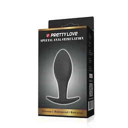 Анальна пробка Pretty Love Round Anal Butt Plug, 8.5х3.1 см - мініатюра 7