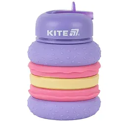 Силіконова пляшка для води Kite 600 мл фіолетова (K26-1271-3)