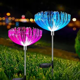 Декоративна садова лампа SuperLED деревце з RGB-підсвіткою 2 шт.  - мініатюра 8
