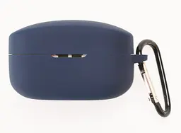 Чохол-накладка DK Silicone Candy Friendly із карабіном для Sony WF-1000XM4 (dark blue) - мініатюра 5