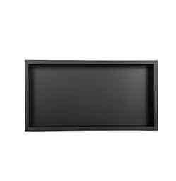 Полиця-ніша для ванної кімнати Mixxus Premium NICHE-0102 BLACK із нержавіючої сталі SUS304 (MI6680) - мініатюра 2