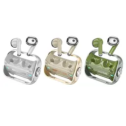 Бездротові навушники Hoco EW55 TWS gaming headset | BT5.3, 30/300mAh, 4h | army-green - мініатюра 4