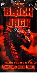 Шоколад Lorizio чорний з родзинками та ромом "BLACK JACK" 100 г