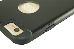 Чохол Apple iPhone 6 plus/6s plus задня кришка металева чорний - мініатюра 2