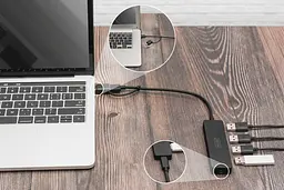 Розгалужувач USB-хаб USB-A/C 3.0 DIGITUS USB - 4 USB 0.2m