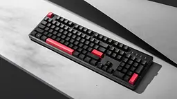Клавіатура механічна X3 104Key, Keychron Red, USB-A, QMK/VIA, Hot-Swap, EN/UKR, RGB, чорний Lemokey teh0013912 - мініатюра 5