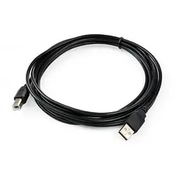 Кабель для принтера USB 2.0 AM/BM 3.0 m Vinga (VCPDCAMBM3.0BK) - мініатюра 2